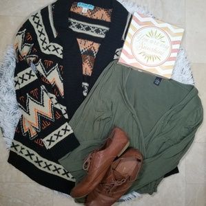 Francesca's Aztec Cardigan